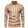 Men's Winter Turtleneck Knit - Fashion Long Sleeve Pullover