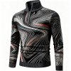 Men's Turtleneck Pullover Sweater - Half-Zip Long Sleeve Knit